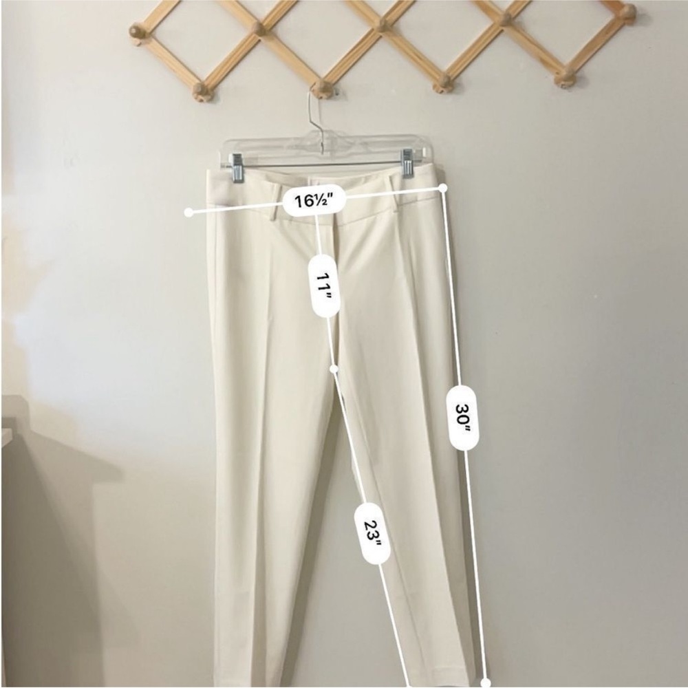 Ann Taylor - NWT - White work professional pants size 6 - Picture 6 of 6